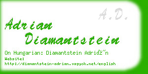 adrian diamantstein business card